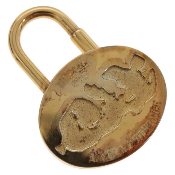 HERMES Cadena Charm metal Gold Auth bs27700 - Picture 1 of 8